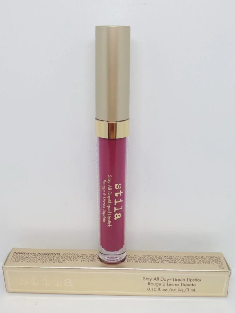 stila Stay All Day Liquid Lipstick ~ Bacca (Raspberry) 3ml NIB (Discontinued)